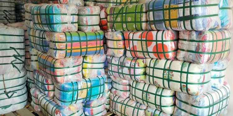 Mitumba bales. Photo: Mitumba bales Kenya
