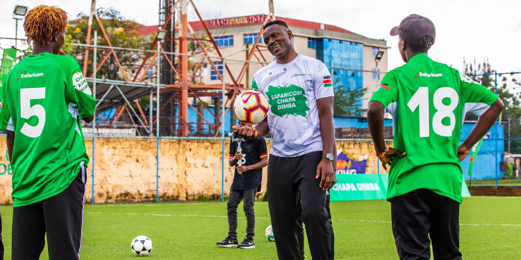Victor Wanyama during the Chapa Dimba tournament.